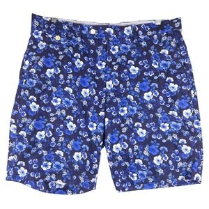 Polo Golf Ralph Lauren Floral Shorts Mens Size 36 Blue White‎ Flowers (Fits 37)